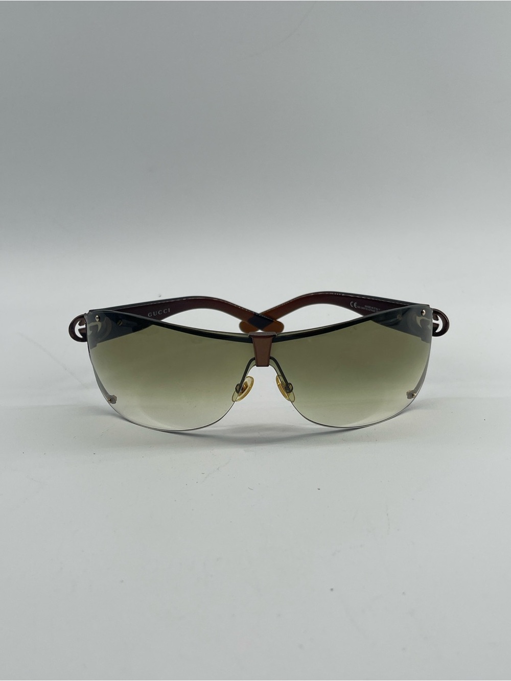 Gucci Brown Rimless Gradient Sunglasses for Women #804-9985